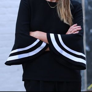 H&M bell sleeved blouse